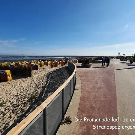 Appartement 103 Im Haus Seehuette Direkt Am In Duhnen Mit Seesicht In Der Ferne