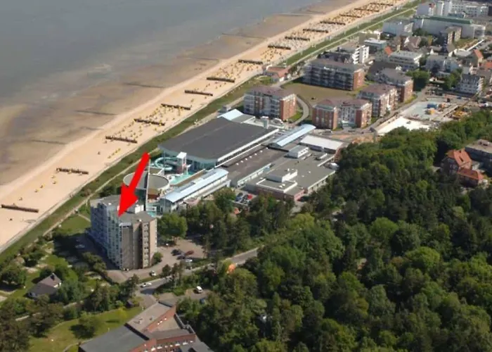 103 Im Haus Seehuette Direkt Am In Duhnen Mit Seesicht In Der Ferne Apartman Cuxhaven