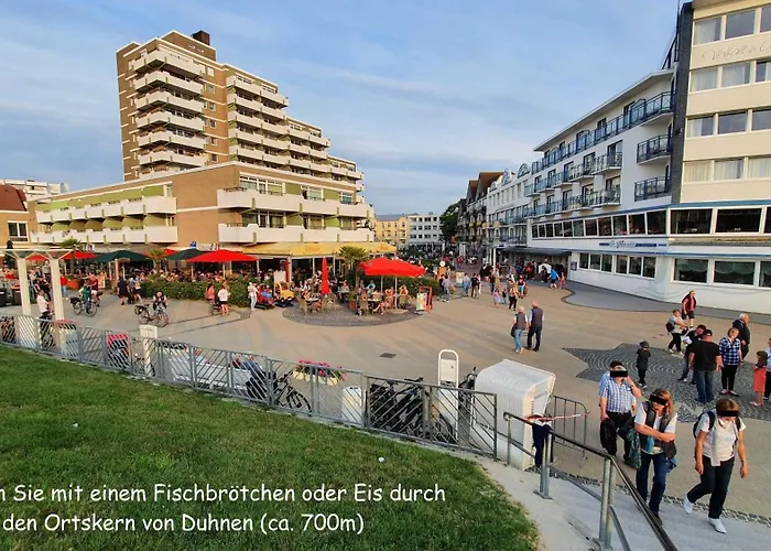 103 Im Haus Seehuette Direkt Am In Duhnen Mit Seesicht In Der Ferne Διαμέρισμα